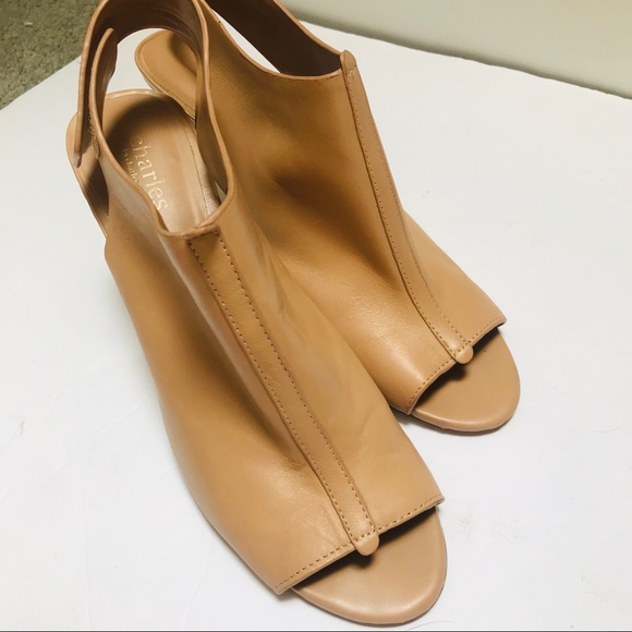 Charles David Shoes - Charles David tan heels.   Size 10